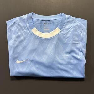 Nike Dri-FIT Blue Challenge Chevron Soccer Jersey Slim Fit FD7417-448 Men XL